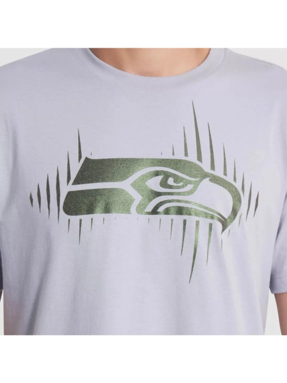 Nike Men's Seattle Seahawks NFL Rivalries Pull Over T-Shirt Size Small Grey